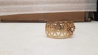 Vintage 1" Gold Tone Womens Bracelet — photo 2
