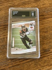 2021 Prestige Football Card Base #73 Auden Tate Cincinnati Bengals Graded GMA 10