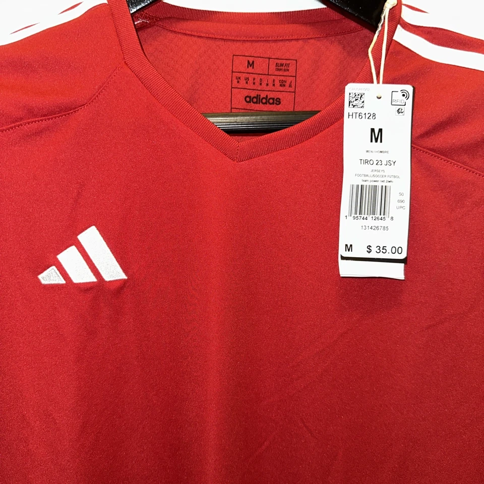 adidas Tiro 23 JSY Men’s Aeroready Shirt Size Medium - Image 2 of 4