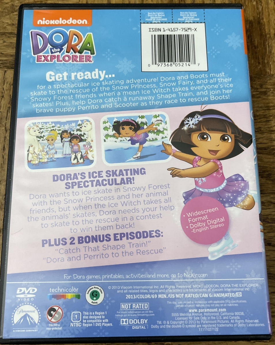 Dora The Explorer Ice Skating Spectacular DVD 97368052147| eBay