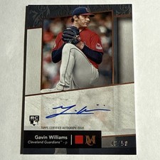 2024 GAVIN WILLIAMS Topps Museum Archival Autograph Auto Copper Rookie RC # /50