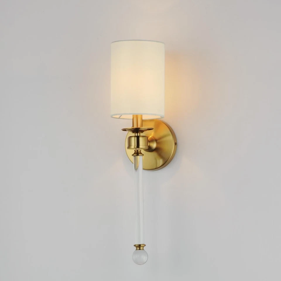 Maxim Lighting 16109WTCLHR Lucent 1 luz 5 pulgadas Heritage aplique de pared luz de pared Foto 2 de 4