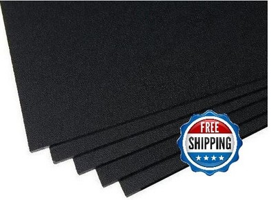 (4 pack) 12'x12' Black Kydex .080'' thick p3 texture Holster makers FREE SHIPPING