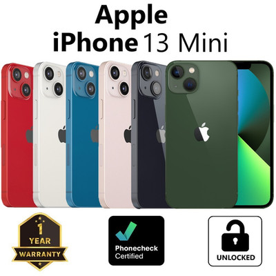 NEW Sealed Apple iPhone 13 Mini 5G 128GB 256GB 512GB Factory Unlocked GSM+CDMA