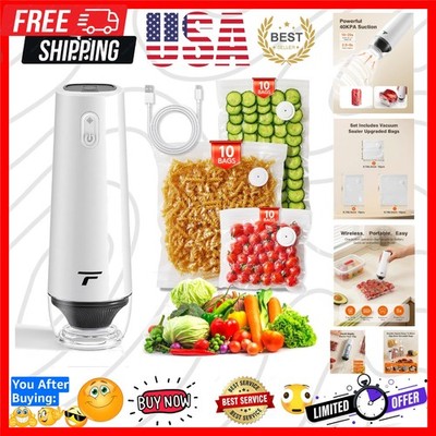 Vacuum sealer for food, Chef s Design to Preserve Freshness, Compact Handheld...