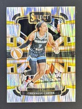 2024 Panini Select WNBA - Concourse Silver Flash Prizm #29 Chennedy Carter