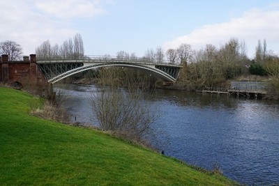Photo A2 Holt Fleet Bridge A crossing of the River Severn viewed from th c2018