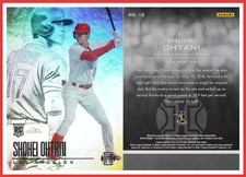 2018 Panini Chronicles Illusions Shohei Ohtani #12 RC Angels Rookie Card