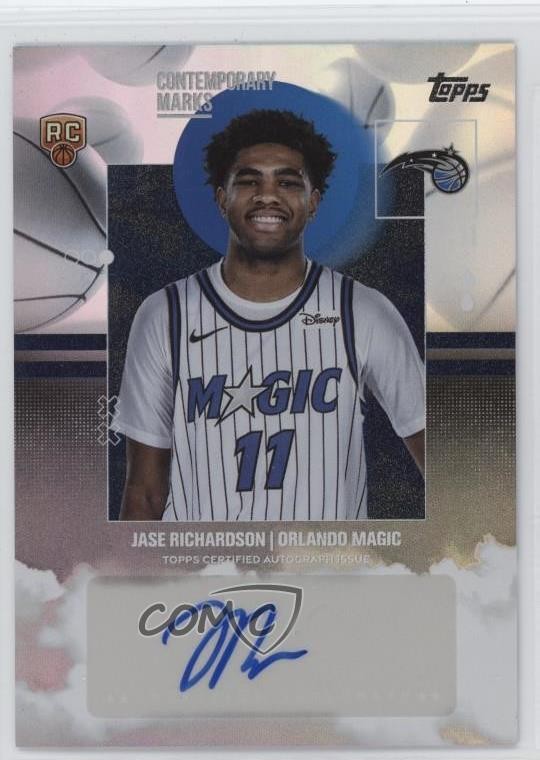 2025 Topps Contemporary Marks Rainbow Foilboard Jase Richardson #CM-JR Auto 6q5