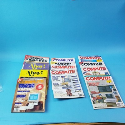 Bundle of 12 computer Compute & others magazines 80s and 90s Mixed months