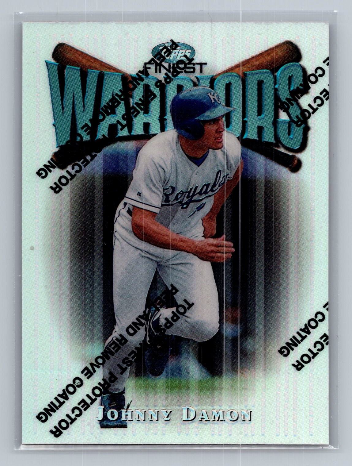 Johnny Damon 1997 Finest #122 Refractor Royals