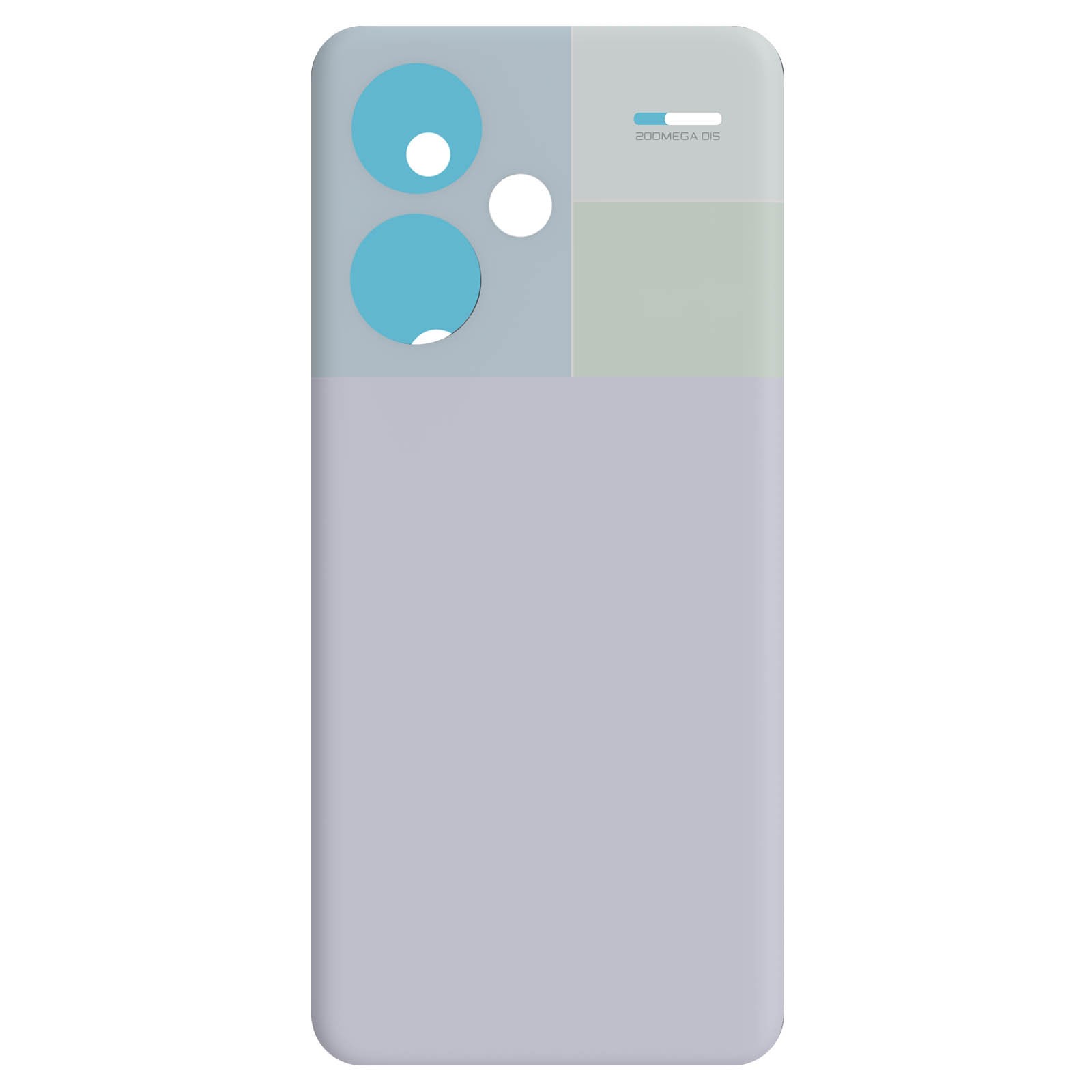 Vitre arrière premium Clappio Xiaomi Redmi Note 13 Pro Plus violette