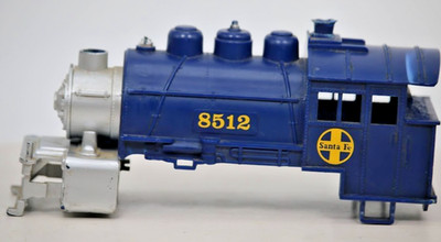 Lionel 8512 Santa Fe 0-4-0 Steam Engine Shell Only O Gauge Vintage Train Part