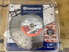 Husqvarna Vari-Cut S35 14in Diamond Tip Concrete Saw Blade 1in Arbor