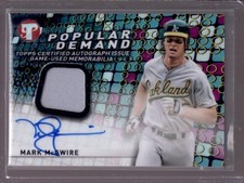 Mark McGwire Signs Autograph Deal with Topps 19
