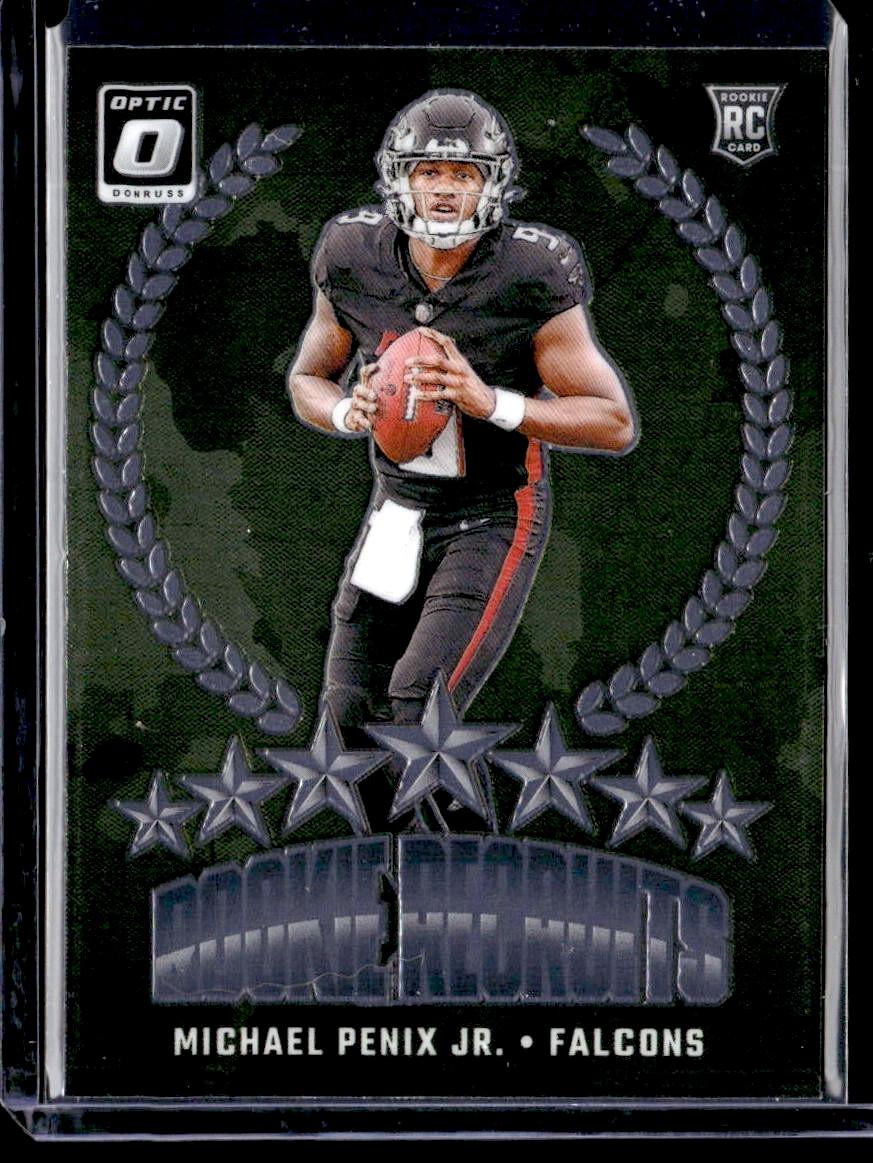 2024 Donruss Optic Michael Penix Jr. Rookie Recruits Atlanta Falcons #10