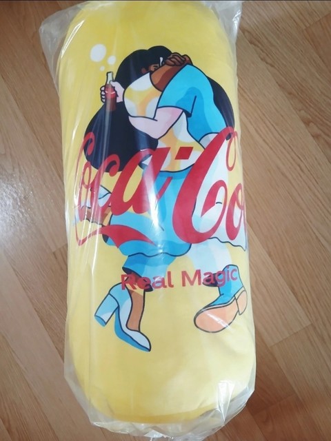 Coca-Cola Real Magic Body Pillow Cushion Hug Limited Edition Brand New Korea