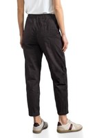 High Waist Hose Street One Casual Fit 36 Schwarz Braun Barrel Leg