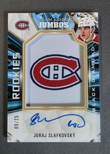 🔥 🔥 Juraj Slafkovsky Team Logo Jumbos Auto 9/25 🔥 🔥 