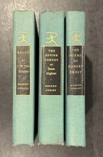 Modern Library: The Divine Comedy, The Poems Of Robert Frost And Faust..