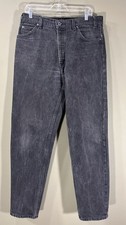 VTG Levis 550 Jeans Mens 36x32 Black Orange Tab Relaxed Tapered Made In USA 1995