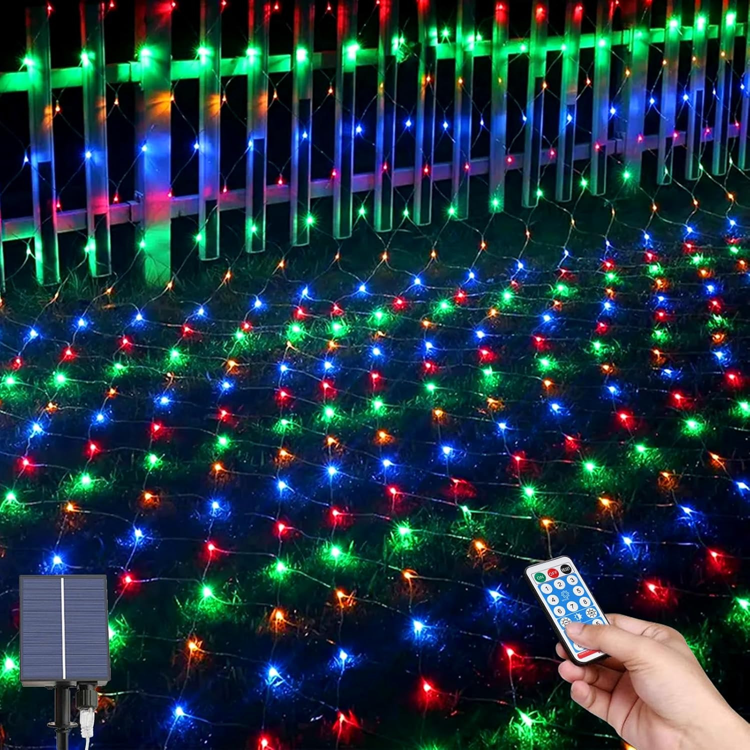 Rete Luci LED 2x3 Metri per Matrimoni ed Eventi: Incanto Luminoso 198 LED