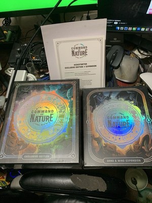 Unstable Games Command of Nature Kickstarter Edition + Expansion SEALED NEW