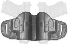 Cebeci Arms Leather Dual Holsters, 1911 and All Clones w/rail 5in : 20645AB66