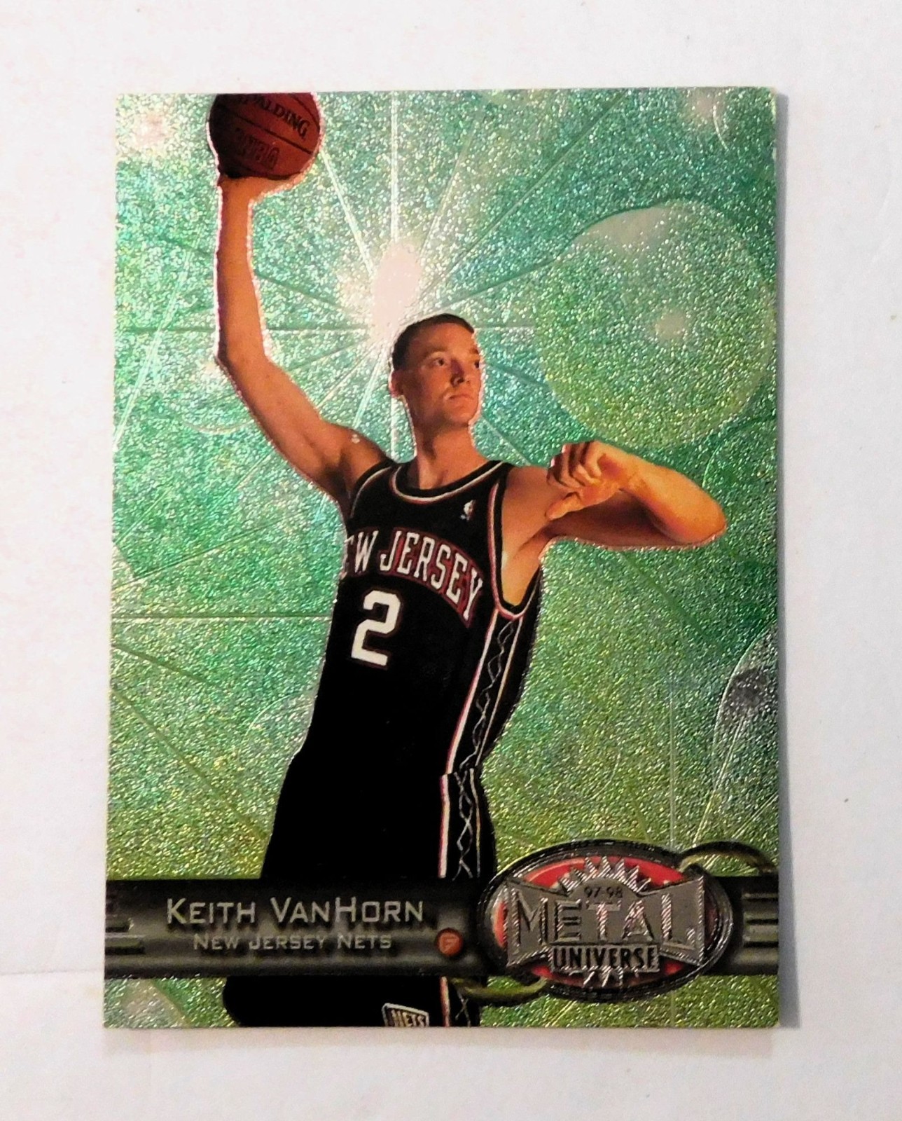 Keith Van Horn 1997 Skybox Metal Universe Card #80 New Jersey Nets Basketball