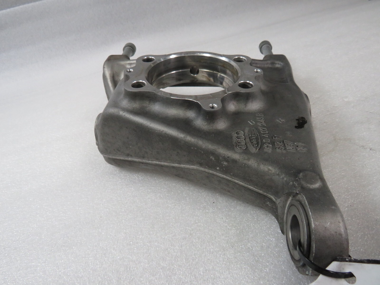 Lamborghini Gallardo, LP550, 560 LH, Front Spindle Knuckle, Used, P/N 420407245B