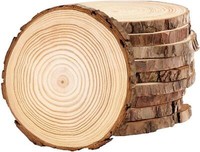 10Er Set Naturholz Baumscheiben 13-14Cm Durchmesser Holzscheiben Basteln Diy