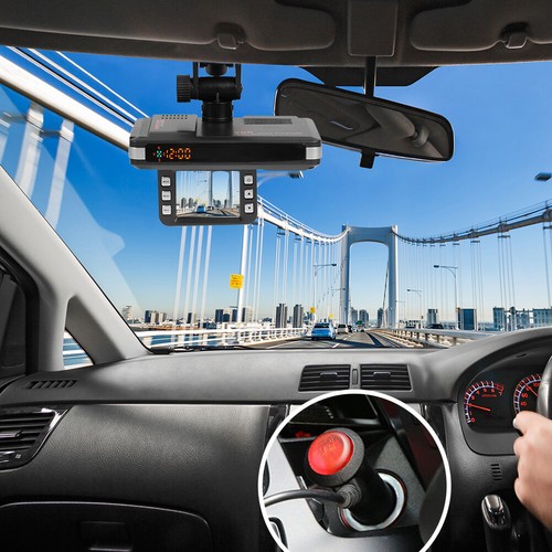 2 In 1 Anti Radar Detector Car DVR Camera Flow Detecting Dash Cam Car Recorder - Bild 6 von 12
