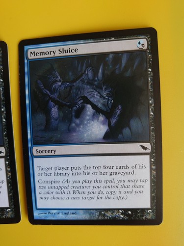 MTG Card. Memory Sluice x2 shadowmoor Sorcery 2 cards - Picture 2 of 5