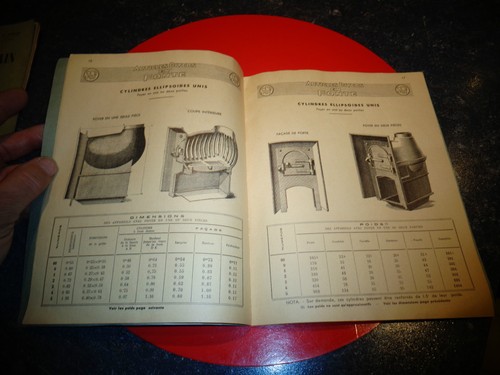 Ancien Catalogue Sté Gnle de Fonderie CLOCHE CYLINDRE CALORIFERE Chaudière Four - Imagen 2 de 8