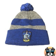 Harry Potter: Ravenclaw Logo- Pom Beanie Hat- Excellent Condition  