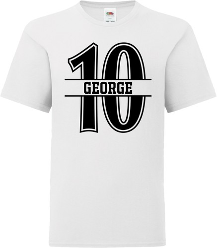 Personalised NAME and NUMBER T-Shirt, Birthday Party Boys Girls Age Custom Tee - Picture 3 of 21