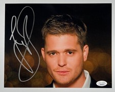 Michael Buble JSA Signed Autograph Photo 8 x 10 Michael Buble JSA Signed Autograph Photo 8 x 10