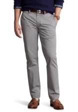 NWT Ralph Lauren Polo Stretch Slim Chino Pants, Soft Gray, Various. Retail: $189