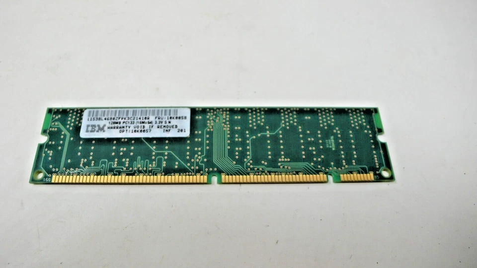 Infineon 128MB , PC-133U , SDRAM , 168 pin , Model # HYS64V16300GU-7-C2 - Image 4 of 4