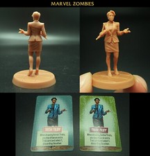 MARVEL ZOMBIES BOARD GAME AUTHENTIC MODEL Miniature TRISH TILBY Unpainted