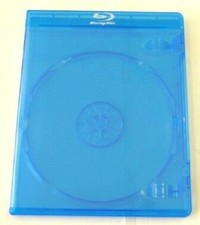 2 HIGH QUALITY NEW SINGLE BLU-RAY DVD CASES W SLEEVE  PRINTED LOGO BL8 12mm