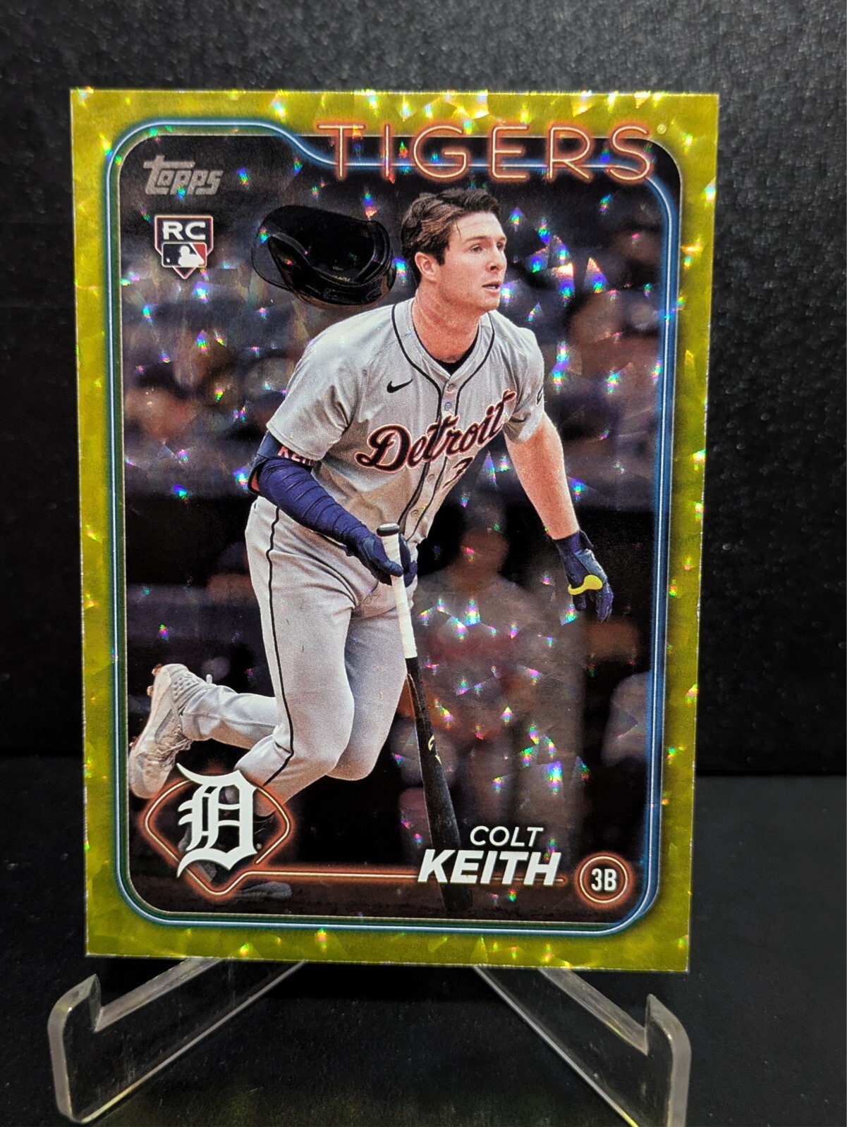 Colt Keith - 2024 Topps Update Yellow Crackle Foil /50 #US73