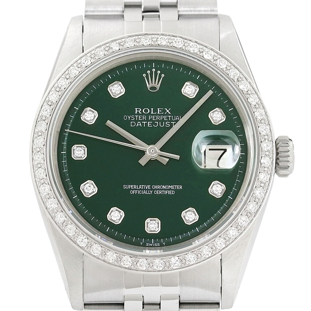Rolex Datejust 18K White Gold SS