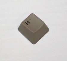 Vintage Apple IIe A2S2064 Desktop Part - Genuine OEM Keyboard Key Keycap "H"
