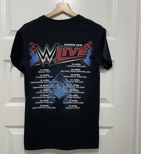 Official WWE European Tour 2016 Wrestling T Shirt Size S - Picture 5 of 12