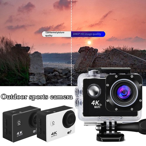 Caméra D'action 4K 16Mp Wifi Hd Sport Plongée Étanche Dv Vidéo Go Car Cam ~ - Photo 2/12