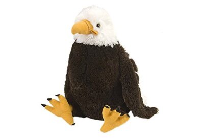 Cuddlekins Bald Eagle Plush Stuffed Animal by Wild Republic, Kid Gifts, Zoo A...