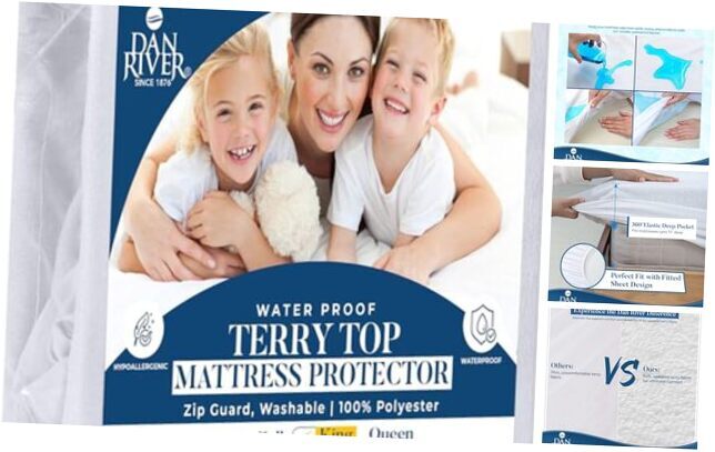 Size Mattress Protector | Stretchable | Waterproof | 200 GSM | Breathable King