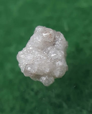 0.75 Ct Natural Rough Diamond Silver White Raw Diamond Uncut White Diamond Ring