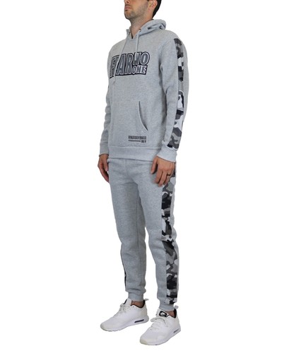 Mens Tech Fleece Hoodie & Jogger 2-Piece Set With Heat Seal Zipper Design S-4XL - Picture 7 of 14